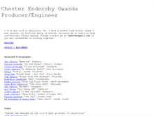 Tablet Screenshot of chesterendersbygwazda.com